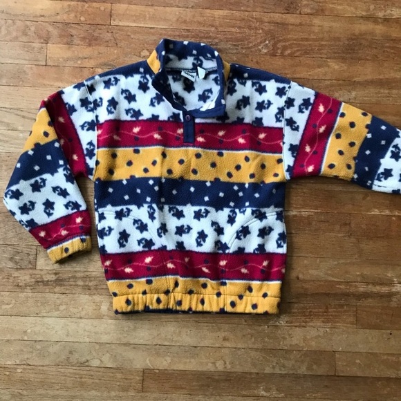 New Moves Retro Print Pullover Sweater - Picture 2 of 6
